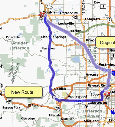 MapQuest Draggable Routes